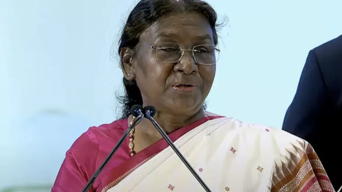 राष्ट्रपति मुर्मू ने कहा - वहनीयता अब केवल नारा नहीं, यह एक आवश्यकता है