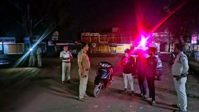 कटनी में काम्बिग गस्त अभियान