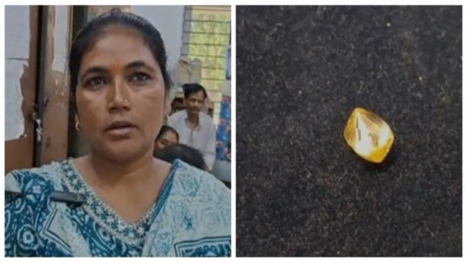 पन्ना की महिला को मिला 2.69 कैरेट का हीरा