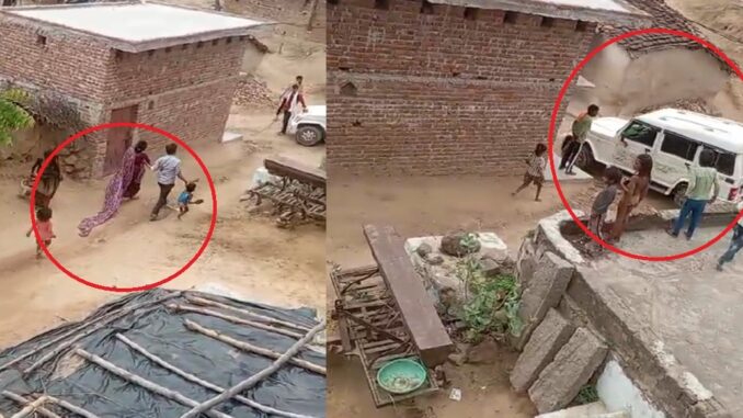 छतरपुर में दिनदहाड़े महिला और उसके दो बच्चों का अपहरण, गोलीबारी में पति घायल