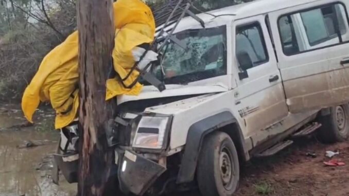 शहडोल में वाहन पेड़ से टकराया, तीन लोगों की मौत और 15 घायल