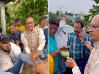 घायल युवक की मदद के लिए कृषि मंत्री शिवराज चौहान ने रोका काफिला, भिजवाया अस्पताल