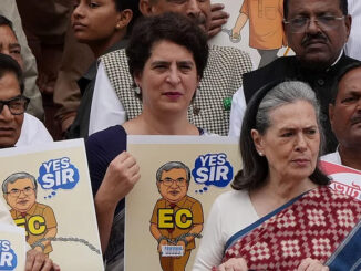 सोनिया गाँधी और कई विपक्षी नेताओं ने एसआईआर के खिलाफ प्रदर्शन किया