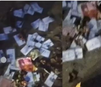 केंद्रीय मंत्री वीरेन्द्र कुमार के आवास के निकट मिलें 42 मतदाता पहचान पत्र