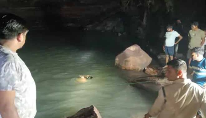 नरसिंहपुर में बिल्धा जलप्रपात में डूबने से 12वीं कक्षा के तीन छात्रों की मौत