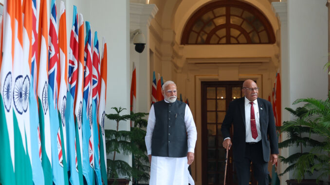 पीएम मोदी ने फिजी के समकक्ष राबुका के साथ की वार्ता, सात समझौतों पर हुए हस्ताक्षर