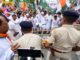 एसएआईआर के खिलाफ प्रदर्शन : विपक्ष के मार्च को पुलिस ने रोका