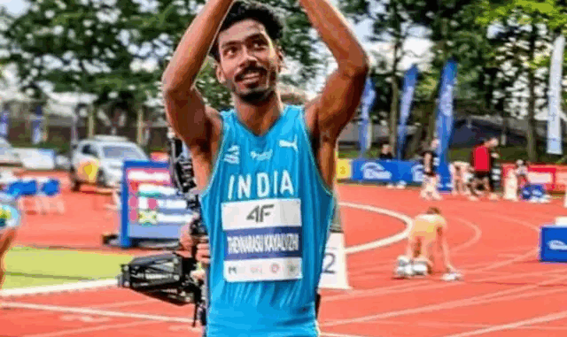 विशाल टीके ने राष्ट्रीय चैंपियनशिप में पुरुष 400 मीटर में राष्ट्रीय रिकॉर्ड बनाया