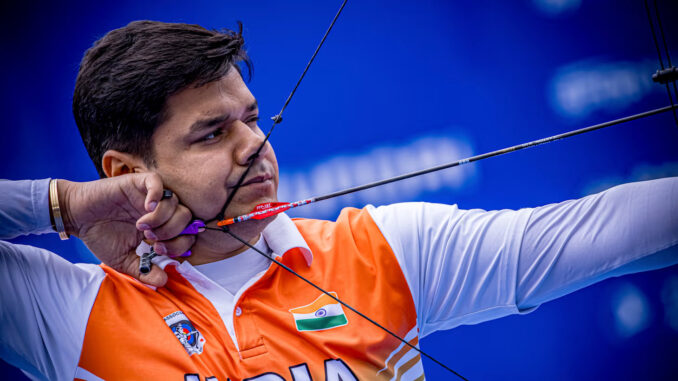 भारतीय पुरुष कंपाउंड तीरंदाजी टीम ने विश्व चैंपियनशिप में पहला स्वर्ण पदक जीता