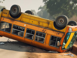 शाजापुर में भीषण हादसा : बस पलटने से एक महिला की मौत, 24 घायल