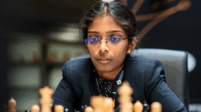 वैशाली ने फिडे ग्रैंड स्विस टूर्नामेंट जीता, कैंडिडेट्स के लिए क्वालीफाई किया