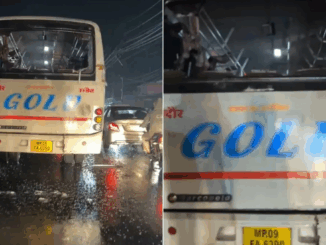 भाजपा विधायक के परिवार के ट्रैवल्स की तेज रफ्तार यात्री बस ने चार लोगों को कुचला