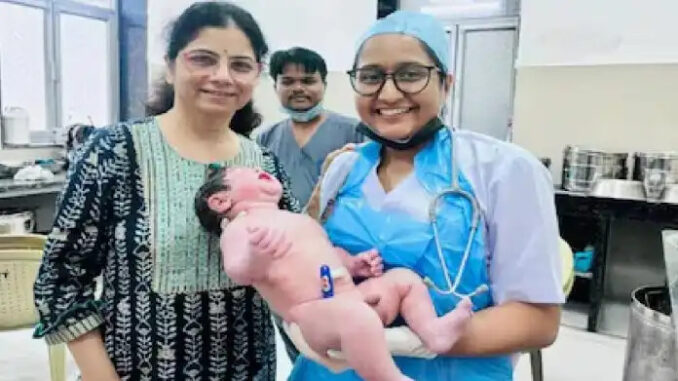 जबलपुर के सरकारी अस्पताल में महिला ने 5.2 किलो के बच्चे को जन्म दिया, डॉक्टर ने बताया दुर्लभ