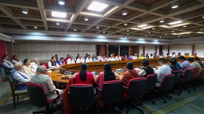 प्रधानमंत्री मोदी ने भाजपा सांसदों के लिए आयोजित कार्यशाला में हिस्सा लिया