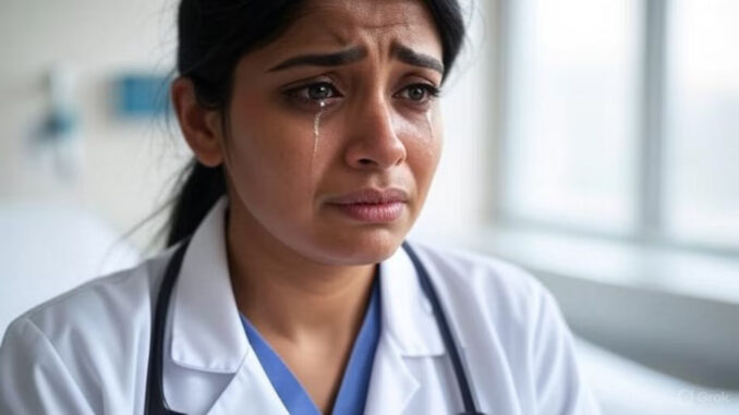 राजगढ़ में मरीज की मौत के बाद परिजनों ने महिला डॉक्टर को दौड़ा दौड़ा कर पीटा