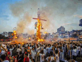 देशभर में हर्षोल्लास के साथ मनाया गया दशहरा, कुछ स्थान पर बारिश ने डाला खलल