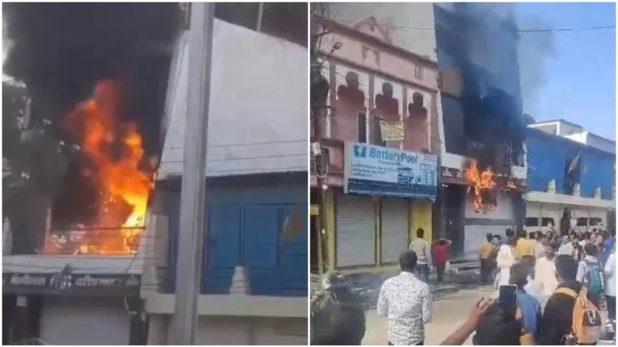 इंदौर में तीन मंजिला घर में भीषण आग से 11 वर्षीय लड़के की मौत, पांच बीमार
