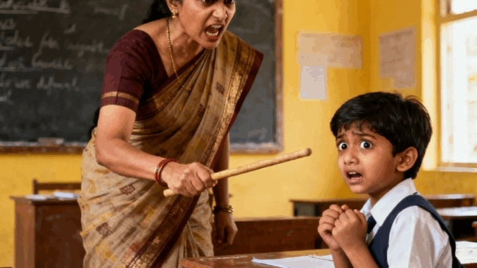 दो का पहाड़ा नहीं सुनाने पर बच्चे को पाइप से पीटा, प्राचार्य के खिलाफ मामला दर्ज