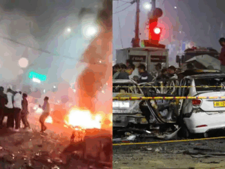 लाल किला विस्फोट के पलों को रिकॉर्ड करने वाला सीसीटीवी फुटेज सामने आया