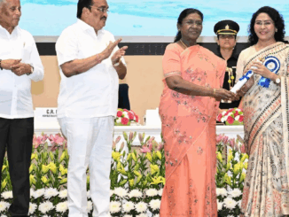 जल संचय-जन भागीदारी अभियान में खंडवा को मिला देश में पहला स्थान, राष्ट्रपति ने किया सम्मानित