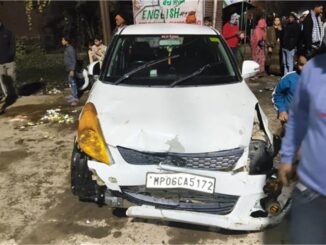 मुरैना में भाजयुमो नेता की कार से कुचलकर दो लोगों की मौत