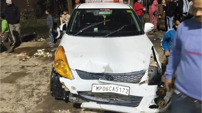मुरैना में भाजयुमो नेता की कार से कुचलकर दो लोगों की मौत