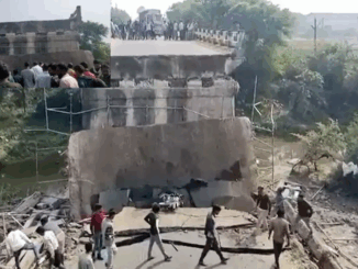 रायसेन में पुराने पुल का हिस्सा गिरने से चार घायल, जांच के आदेश