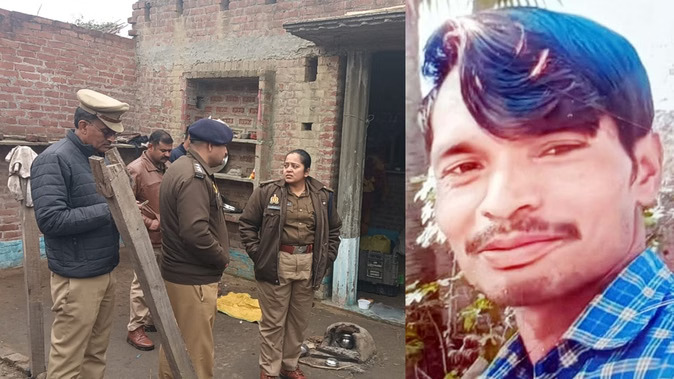 शाहजहांपुर में मामी से प्रेम संबंध के कारण भांजे ने मामा की गला रेत कर हत्या की