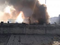 भिवाड़ी में अवैध पटाखा फैक्टरी में आग से सात मजदूरों की मौत