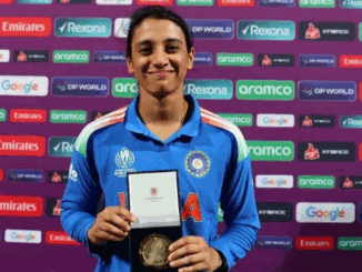 स्मृति मंधाना को बीबीसी ‘इंडियन स्पोर्ट्सवुमन ऑफ द ईयर 2025’ पुरस्कार मिला