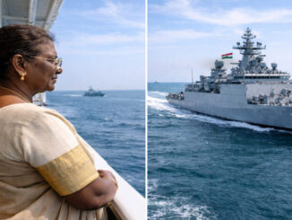 भारतीय नौसेना देश के समुद्री हितों की रक्षा के लिए पूरी तरह सर्तक : राष्ट्रपति मुर्मू