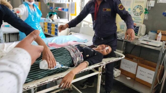 पति की हत्या के आरोप में जेल में बंद महिला ने चूड़ी के टुकड़े निगले, भोपाल रेफर