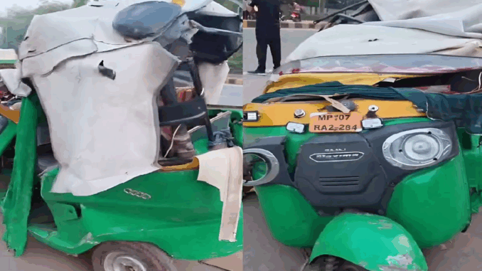 ग्वालियर सड़क हादसा : तेज रफ्तार एसयूवी ने ऑटो-रिक्शा को टक्कर मारी, पांच लोगों की मौत व चार घायल