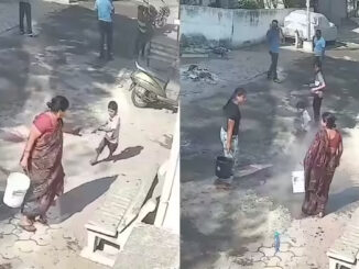 पेंट छिड़कने को लेकर दादी ने चार वर्षीय पोते पर खौलता पानी उड़ेल दिया