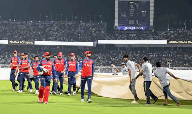 कोलकाता नाइट राइडर्स और पंजाब किंग्स का मैच बारिश की भेंट चढ़ा