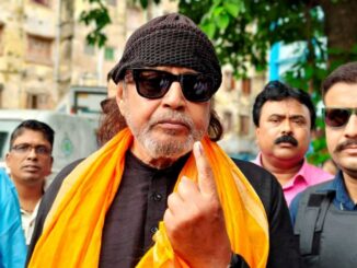 बंगाल चुनाव : मिथुन चक्रवर्ती ने वोट डाला, भारी मतदान की उम्मीद जतायी