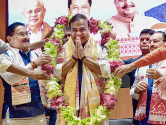 हिमंत ने असम के मुख्यमंत्री के रूप में लगातार दूसरे कार्यकाल के लिए शपथ ली