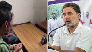 राहुल गांधी ने अंकिता के माता-पिता से बातचीत की