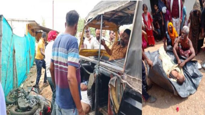 पन्ना में दो वाहनों की टक्कर से चपेट में आए मोटरसाइकिल सवार दो लोगों की मौत