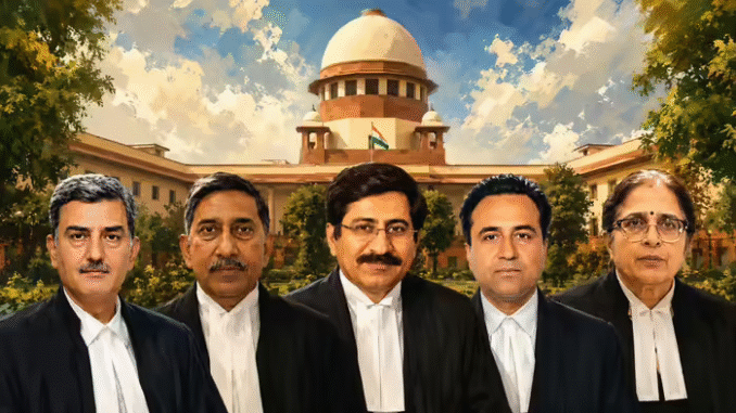 प्रधान न्यायाधीश ने उच्चतम न्यायालय के पांच नए न्यायाधीशों को शपथ दिलाई, संख्या बढ़कर 37 हुई