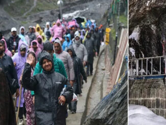 अमरनाथ यात्रा के लिए जम्मू से 8,800 से अधिक श्रद्धालुओं का अब तक का सबसे बड़ा जत्था रवाना