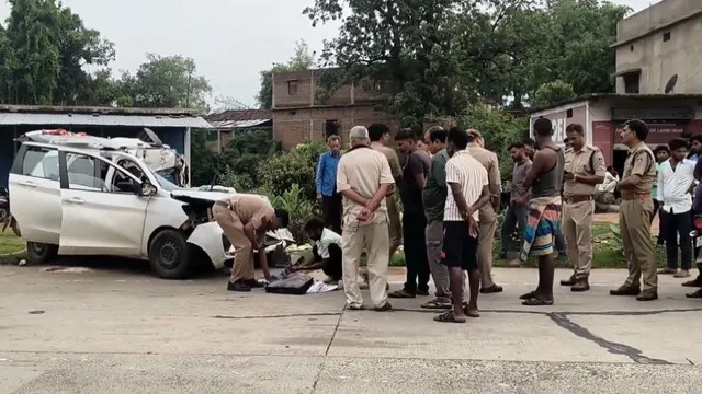 उमरिया जिले में कार और ट्रक की टक्कर में पांच लोगों की मौत
